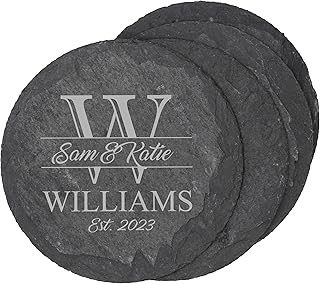 Engraved Slate Coasters