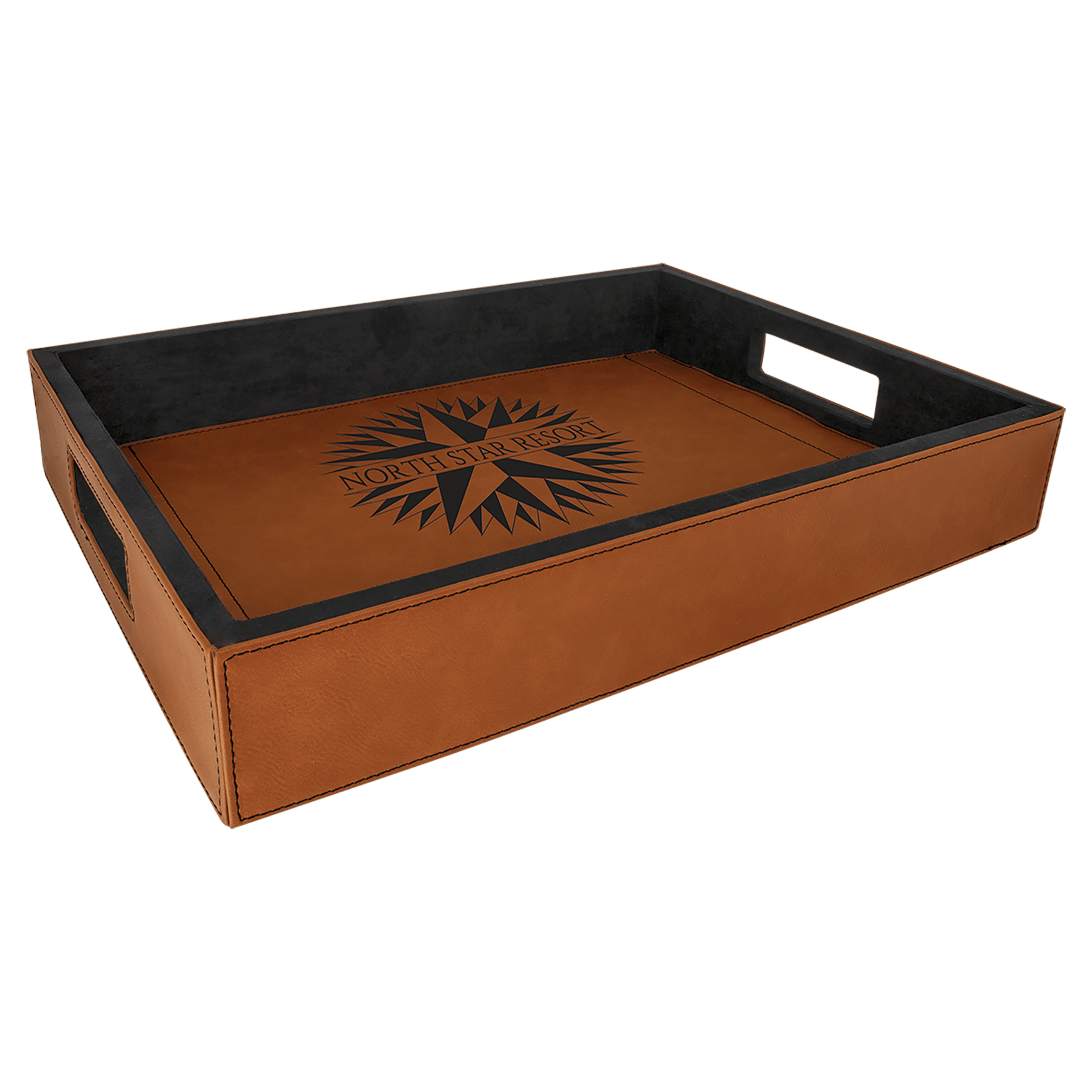 Rawhide 16" x 12" Laserable Leatherette Serving Tray