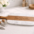 Personalized Marble Serving Board & Knife Set